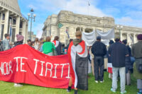 Protester i Wellington